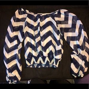 Chevron blouse